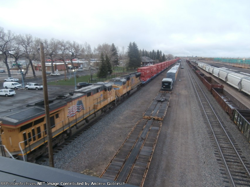 UP 7617, 4806 + Hospital Train
